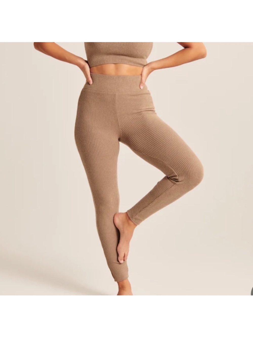 Abercrombie & Fitch Ribbed Lounge Leggings